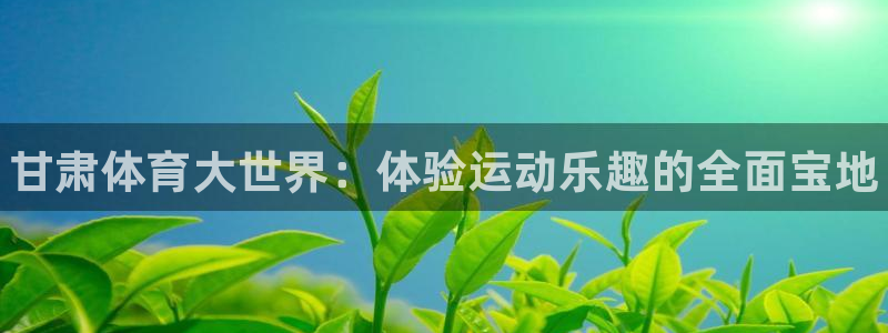 3377体育官网下载软件：甘肃体育大世界：体验运动乐